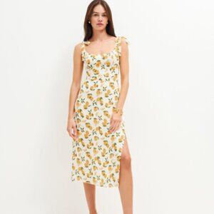 Reformation Besse Dress in Lemonade
